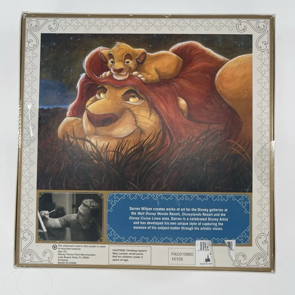 Disney Parks Signature Puzzle The Lion King 20th Anniversary 1000 Piece Puzzle